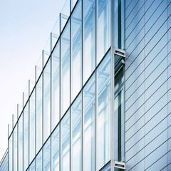 Aluminum Translucent Laminated Glass Design Glazed Curtain Wall Factory