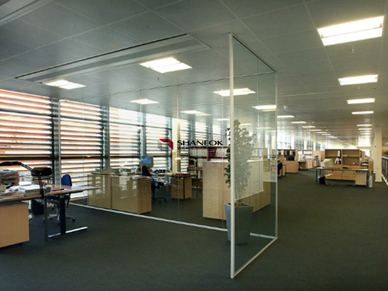 Glass Partition Wall with Tempered Or Fireproof Glass