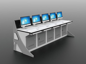 High Quality Paint Steel-Wood Control Desk